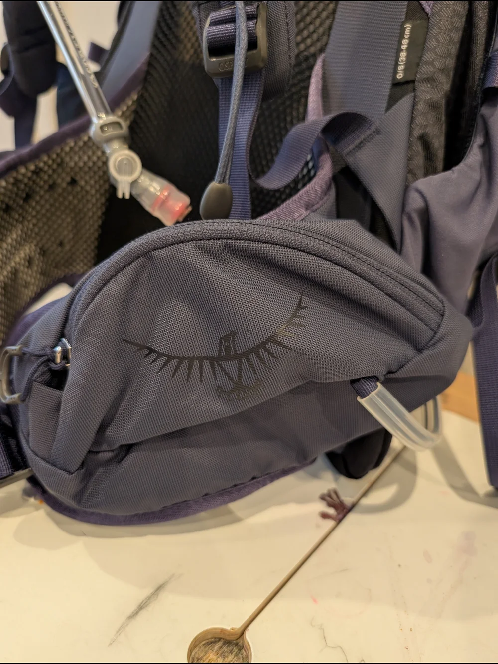 Osprey New Mira 22 2.5L Hydration Travel Blue GreyBackpack Hiking Gorpcore *Flaw